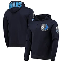 Men's Pro Standard Navy Dallas Mavericks Chenille Team Pullover Hoodie