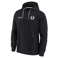 Unisex Fanatics Black Dallas Mavericks Elements Super Soft Fleece Pullover Hoodie