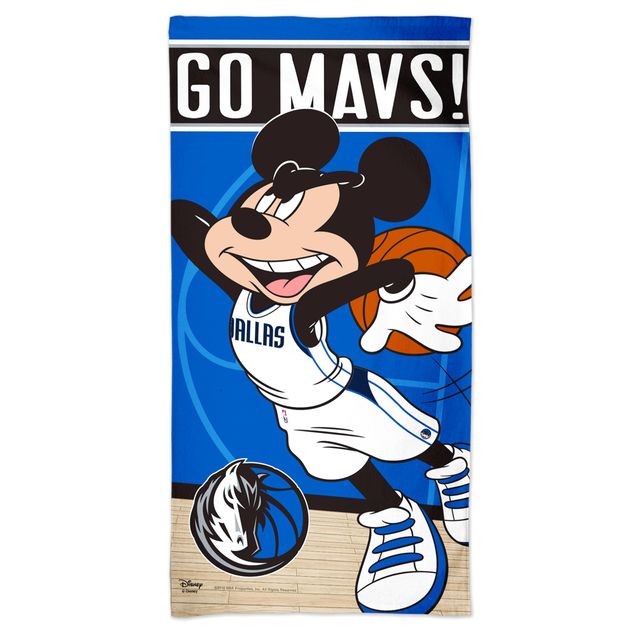 Serviette de plage WinCraft Dallas Mavericks 30'' x 60'' Disney Spectra