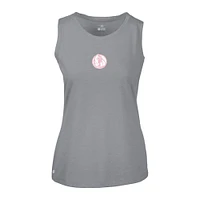 Women's Levelwear  Gray Dallas Mavericks Mother's Day Macy Core Logo Tank Top