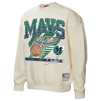 Sweat-shirt à capuche Dallas Mavericks Brush Bucket de Mitchell & Ness pour femme