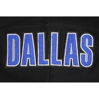 Women's Pro Standard Black Dallas Mavericks 2023/24 City Edition Cropped Pullover Hoodie