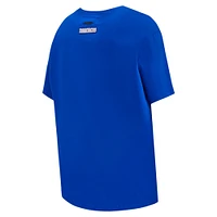 Women's Pro Standard Royal Dallas Mavericks Script Boyfriend T-Shirt