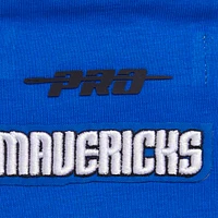 Women's Pro Standard Royal Dallas Mavericks Script Boyfriend T-Shirt