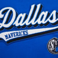 Women's Pro Standard Royal Dallas Mavericks Script Boyfriend T-Shirt