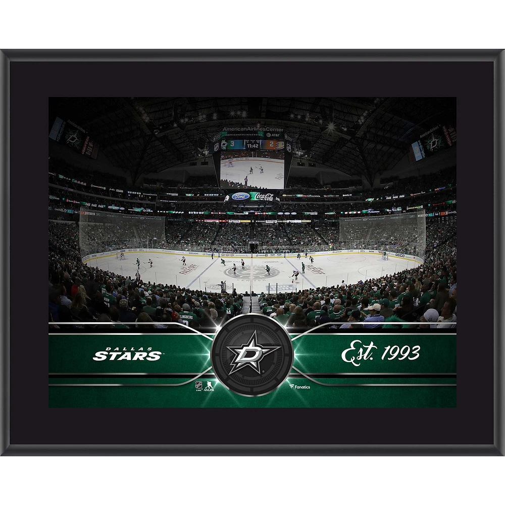 Dallas Stars 10.5" x 13" Sublimated Team Plaque