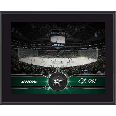 Plaque d'équipe sublimée Dallas Stars 10,5" x 13"