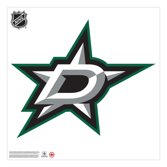 Étoiles de Dallas - 36'' x 36'' Sticker mural vinyle repositionnable d'équipe