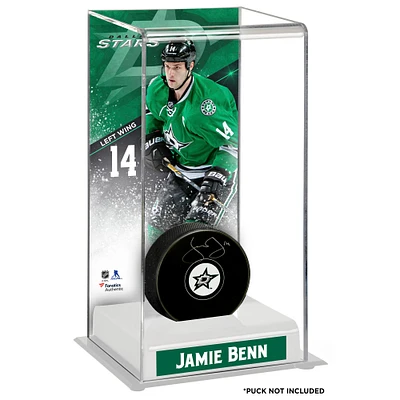 Jamie Benn Étui pour rondelle de hockey de luxe des Stars de Dallas