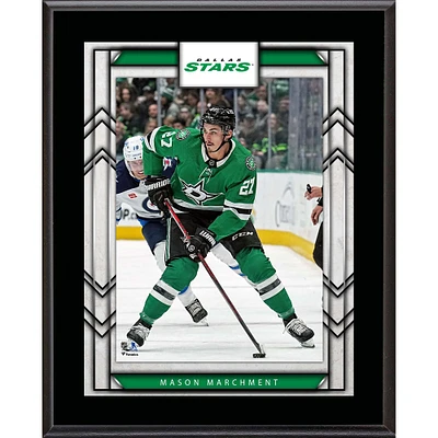 Plaque de joueur sublimée de 10,5" x 13" des Dallas Stars de Mason Marchment