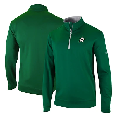 Men's Columbia Kelly Green Dallas Stars Wickham Hills Omni-Wick Quarter-Zip Jacket