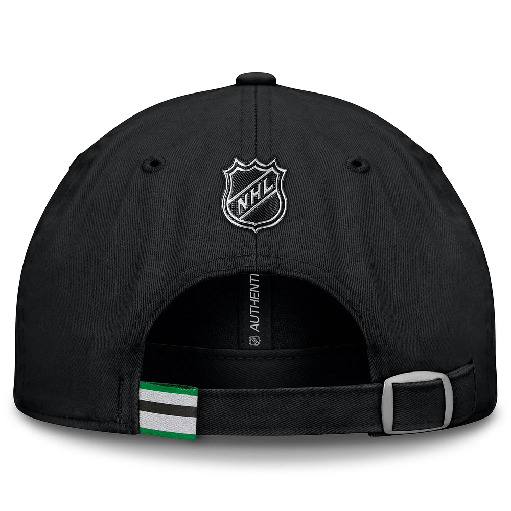Men's Fanatics Black Dallas Stars Authentic Pro Prime Adjustable Hat
