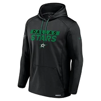 Men's Fanatics  Black Dallas Stars Authentic Pro Rink Fleece Pullover Hoodie