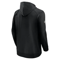 Men's Fanatics  Black Dallas Stars Authentic Pro Rink Fleece Pullover Hoodie
