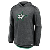 Men's Fanatics  Black Dallas Stars Authentic Pro Rink Lightweight Pullover Hoodie