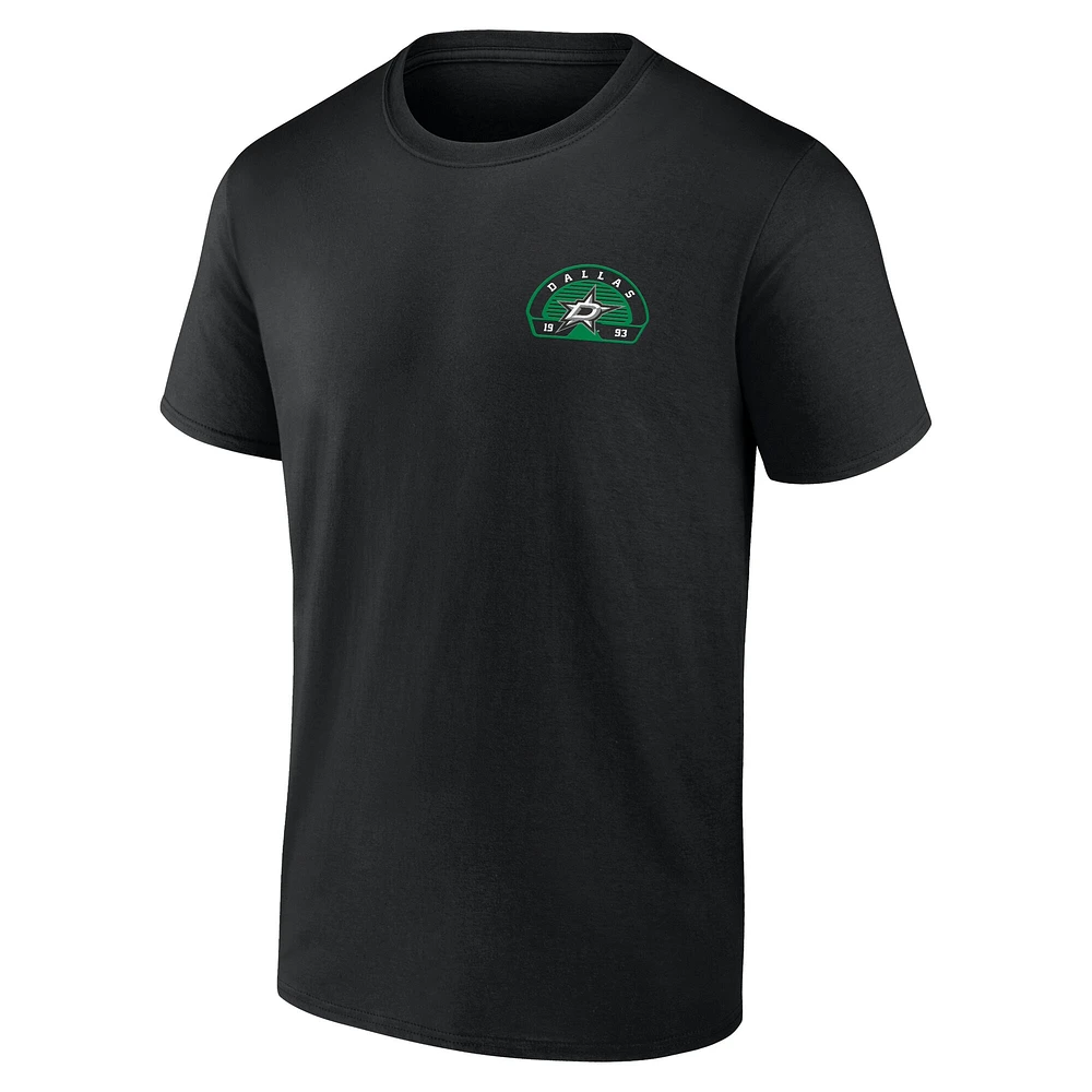 Men's Fanatics Black Dallas Stars Valor T-Shirt