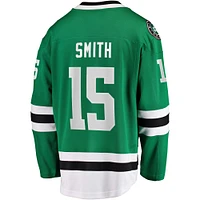 Men's Fanatics Craig Smith Kelly Green Dallas Stars Home Breakaway Jersey