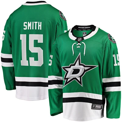 Fanatics pour hommes Craig Smith Kelly Green Dallas Stars Home Breakaway Maillot
