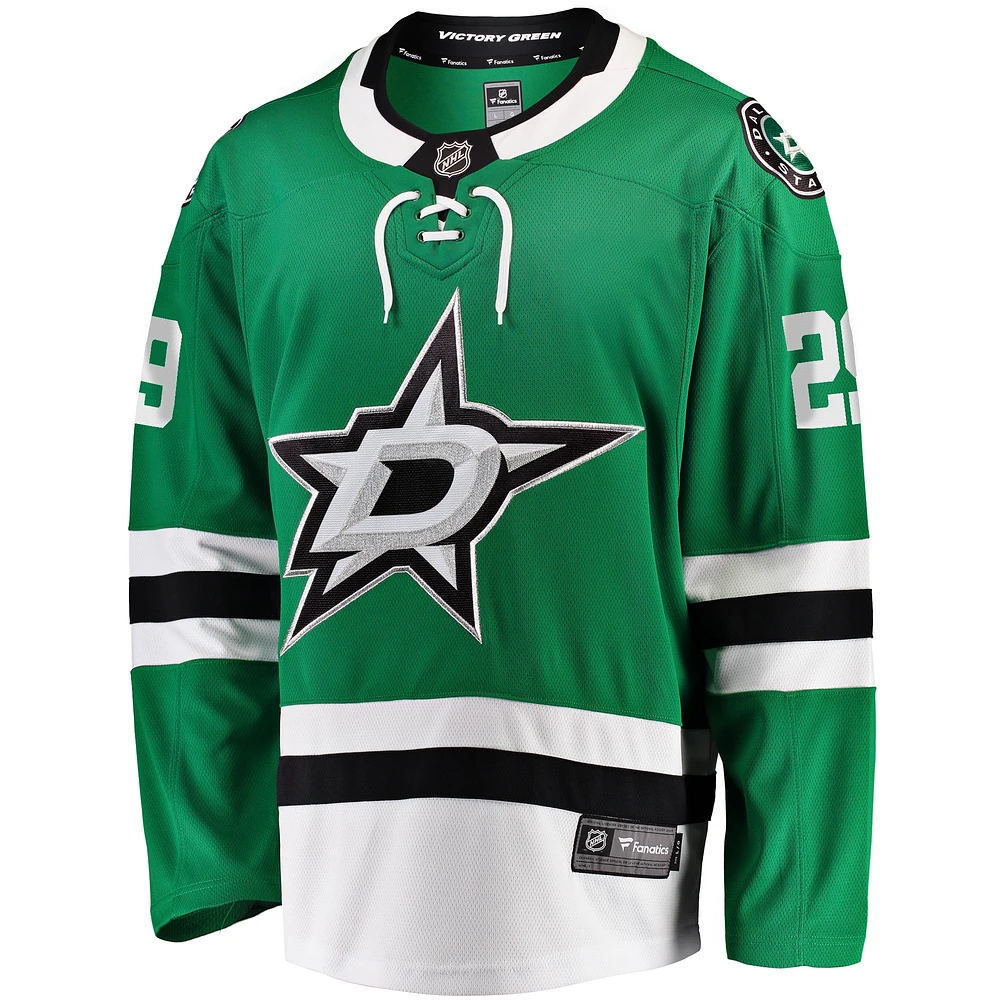 Men's Fanatics Jake Oettinger Kelly Green Dallas Stars Home Breakaway Player Jersey