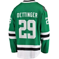 Men's Fanatics Jake Oettinger Kelly Green Dallas Stars Home Breakaway Player Jersey