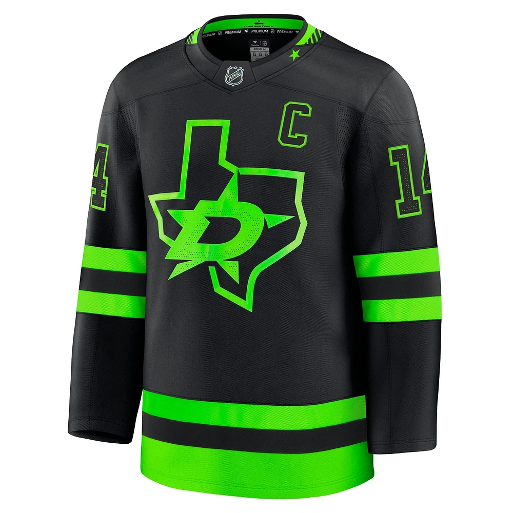 Maillot de football alternatif noir Premium Fanatics Jamie Benn pour hommes des Dallas Stars