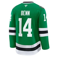 Men's Fanatics Jamie Benn Kelly Green Dallas Stars Home Premium Jersey