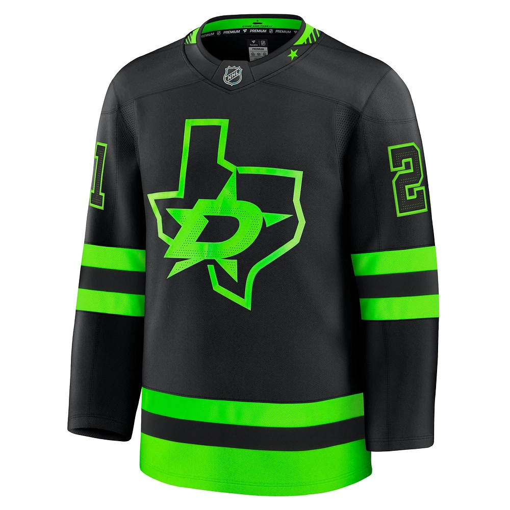 Maillot de football alternatif noir Fanatics Jason Robertson pour hommes des Dallas Stars