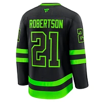 Maillot de football alternatif noir Fanatics Jason Robertson pour hommes des Dallas Stars