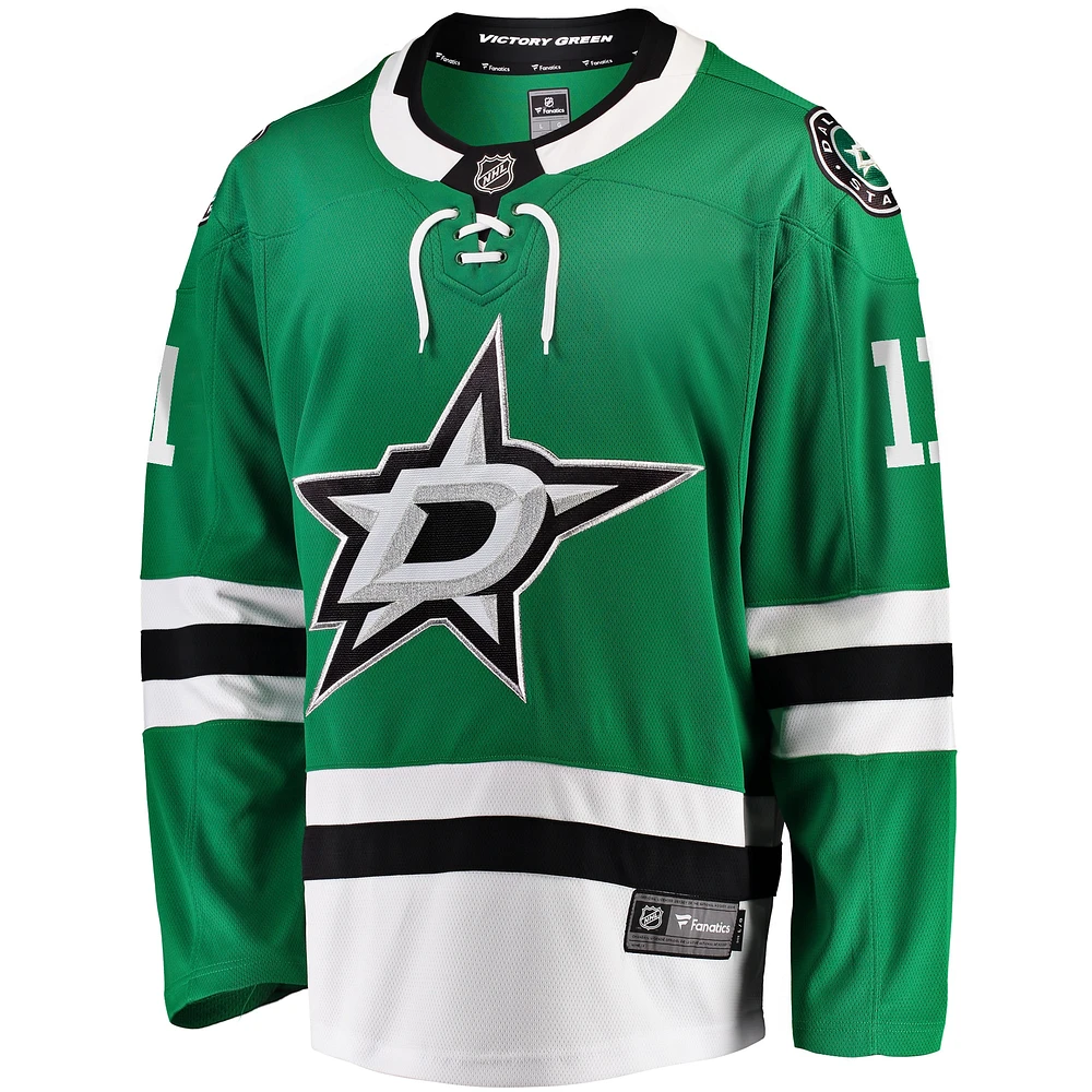Men's Fanatics Logan Stankoven Kelly Green Dallas Stars  Premier Breakaway Player Jersey