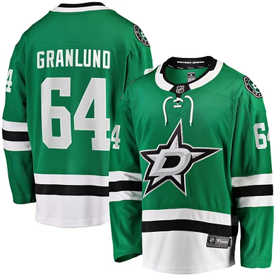 Maillot Breakaway à domicile Dallas Stars de Mikael Granlund Kelly Green pour hommes Fanatics