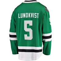 Men's Fanatics Nils Lundkvist Kelly Green Dallas Stars Home Premier Breakaway Player Jersey
