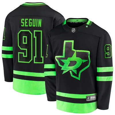 Maillot de joueur alternatif Premier Breakaway 2020/21 des Dallas Stars Fanatics Tyler Seguin pour hommes, noir