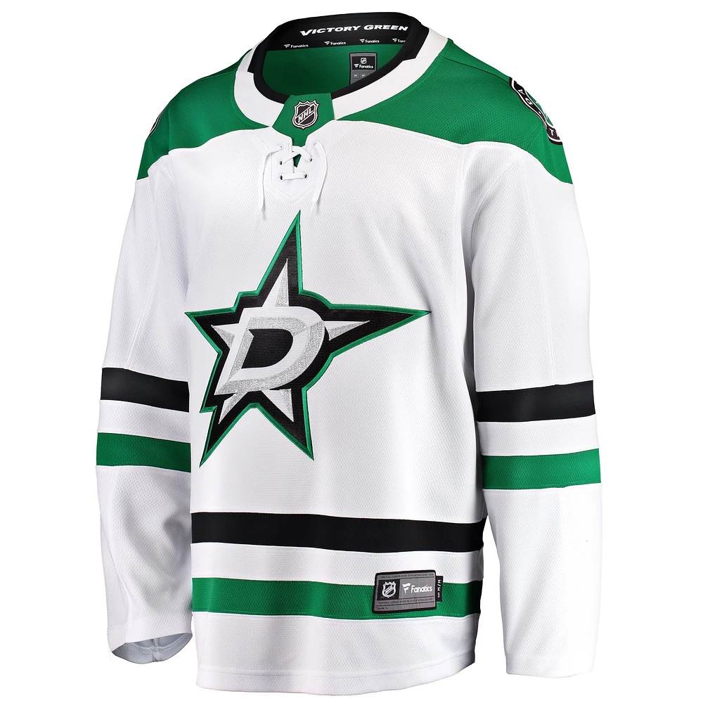 Men's Fanatics White Dallas Stars Breakaway Away Jersey