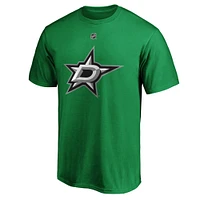 Men's Joe Pavelski Kelly Green Dallas Stars Player Authentic Stack Name & Number T-Shirt