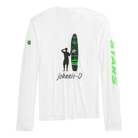 Men's johnnie-O White Dallas Stars Adam Long Sleeve T-Shirt