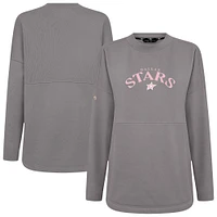 Women's Levelwear  Gray Dallas Stars Mother's Day Beaudry Arched Pullover Sweatshirt