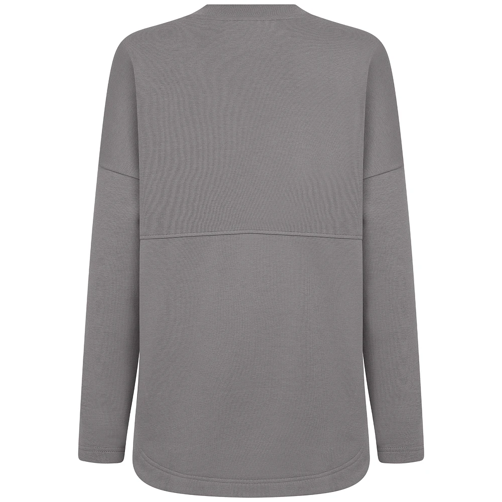 Women's Levelwear  Gray Dallas Stars Mother's Day Beaudry Arched Pullover Sweatshirt