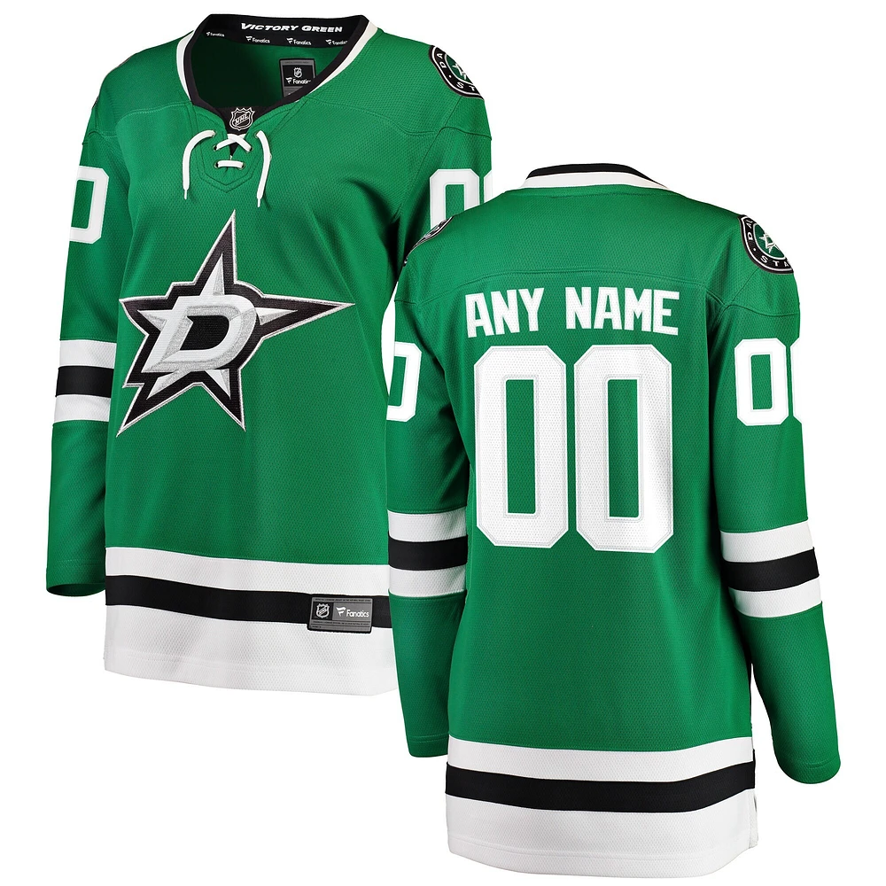 Women's Fanatics Green Dallas Stars Breakaway - Custom Jersey