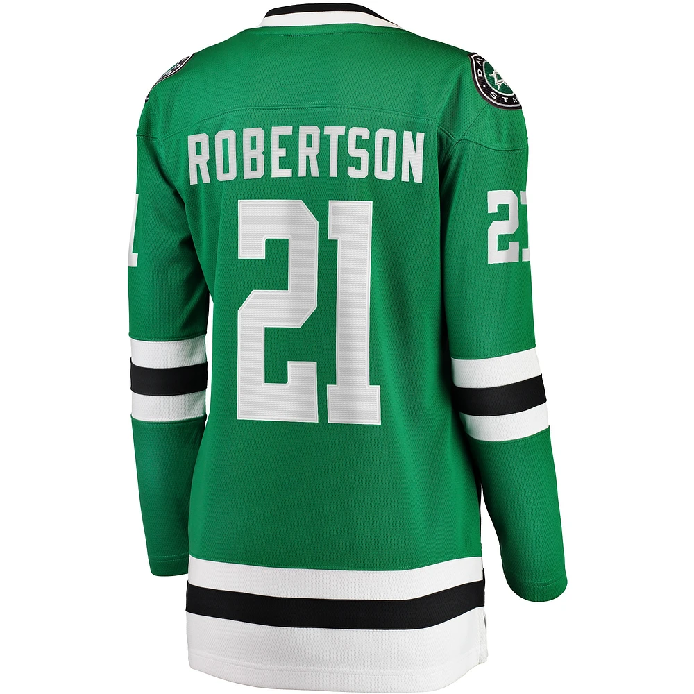 Women's Fanatics Jason Robertson Kelly Green Dallas Stars Home Breakaway Jersey