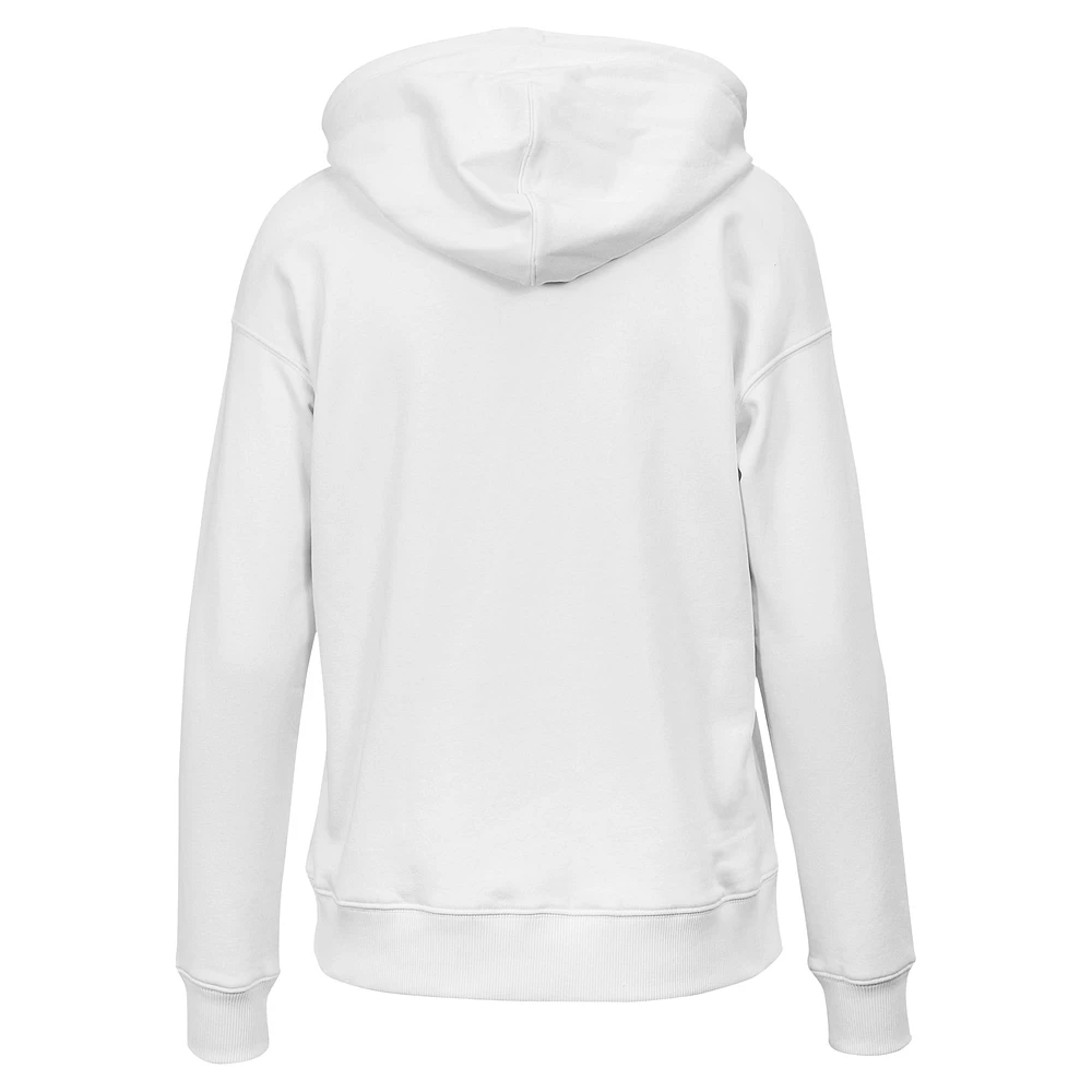 Women's Levelwear  White Dallas Stars Adorn City Capsule Pullover Hoodie