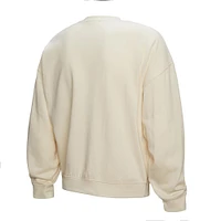 Women's Mitchell & Ness  Cream Dallas Stars Logo 3.0 Pullover Sweatshirt