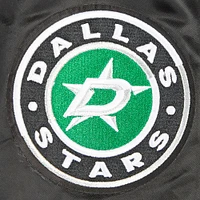 Women's Pro Standard  Black Dallas Stars Rhinestone Jewels Satin Full-Snap Jacket