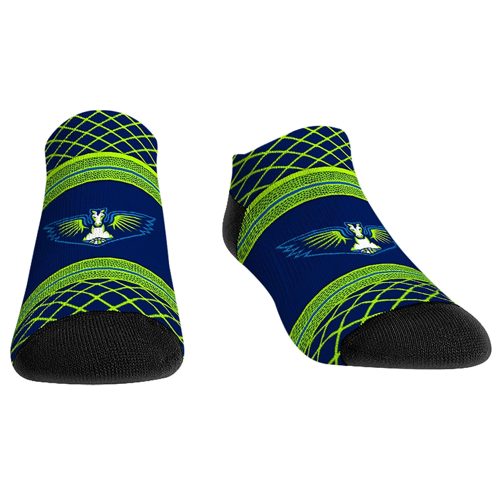 Rock Em Socks Dallas Wings Chaussettes à la cheville rayées en filet