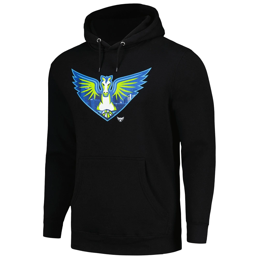 Unisex Stadium Essentials  Black Dallas Wings City View Pullover Hoodie