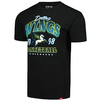 Women's Sportiqe  Heather Black Dallas Wings Comfy Super-Soft Tri-Blend T-Shirt