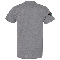 Men's Checkered Flag Sports Heather Charcoal Daniel Suarez 2024 Ambetter Health 400 Race Win T-Shirt
