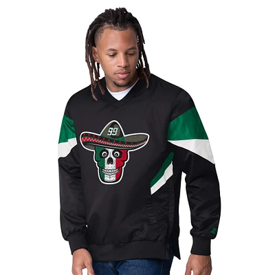 Veste à enfiler col en V pour homme Starter Daniel Suarez Striker I noire