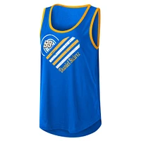 Women's G-III 4Her by Carl Banks Blue Daniel Suarez A Game Scoop Neck Tank Top