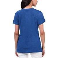 T-shirt à col en V pour femmes G-III 4Her par Carl Banks Royal Daniel Suarez Key Move
