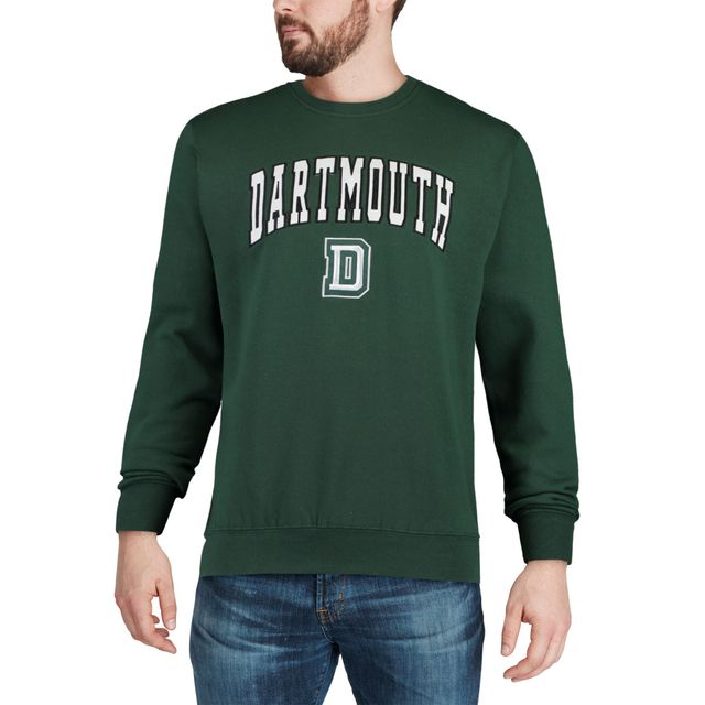 Colosseum Green Dartmouth Big Arch & Logo Sweat à col rond pour homme
